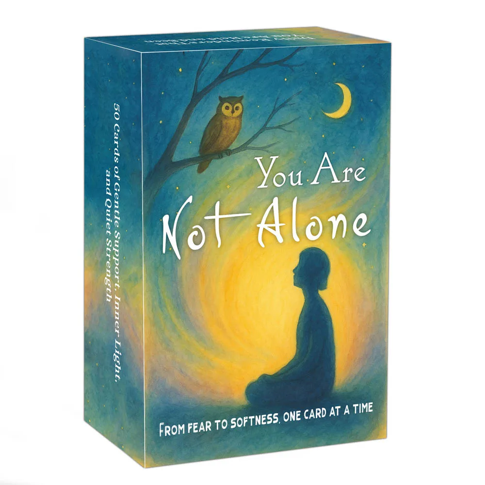 You Are Not Alone Oracle Cards Deck, 50 Tarot Cards 13x9cm, Empowering Inner Strength, Supportive Card Game Set for Personal Gro
You Are Not Alone Oracle Cards Deck, 50 Tarot Cards 13x9cm, Empowering Inner Strength, Supportive Card Game Set for Personal Gro