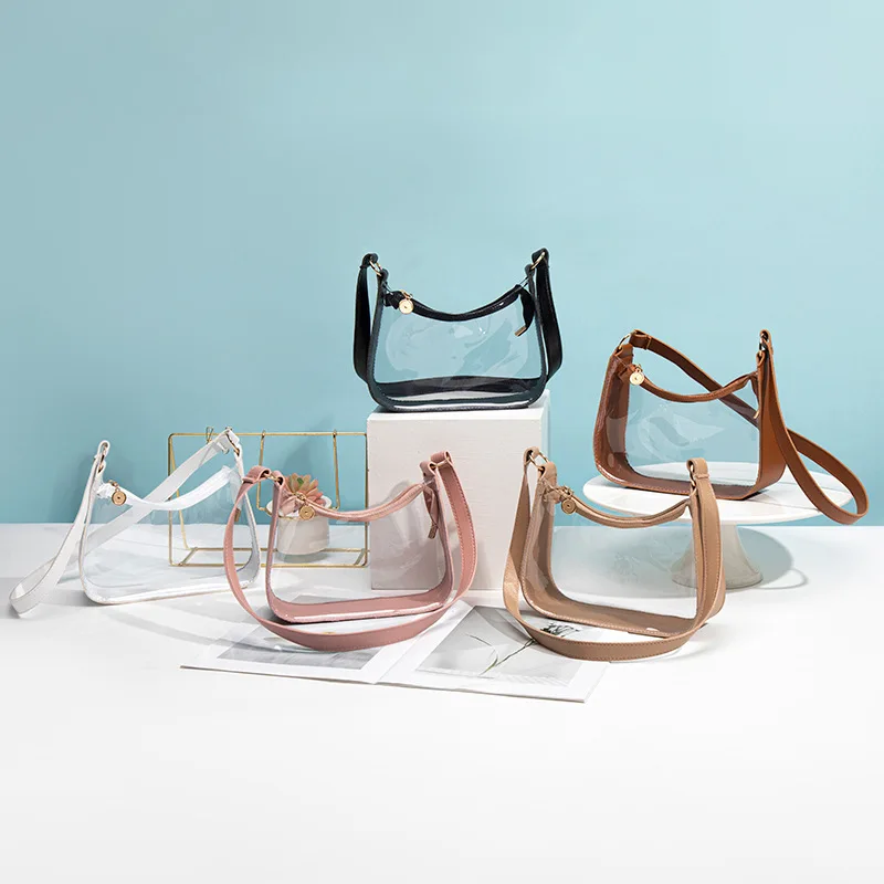 New Trendy Underarm Fashion Transparent Bag Shoulder Bag Handbag Simple Women's Bag
New Trendy Underarm Fashion Transparent Bag Shoulder Bag Handbag Simple Women's Bag