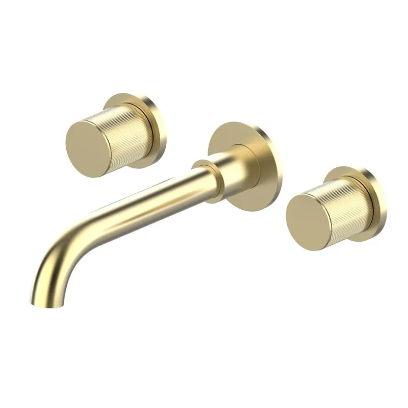 Top Quality Gold Brass Bathroom sink faucet Wall Mounted 3 Holes 2 Handles Hot cold water Modern Design Lavabo Faucet,Gun grey
Top Quality Gold Brass Bathroom sink faucet Wall Mounted 3 Holes 2 Handles Hot cold water Modern Design Lavabo Faucet,Gun grey