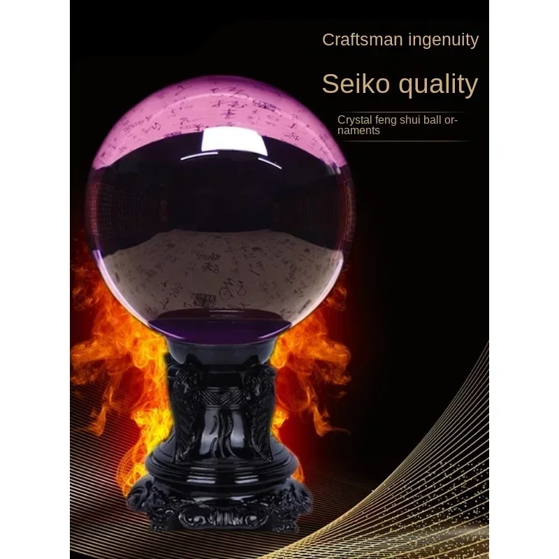 Amethyst Ball Ornament Purple Yellow Pink Transparent Ball Large Living Room Housewarming New Home Jewelry DecorationHot Sales
Amethyst Ball Ornament Purple Yellow Pink Transparent Ball Large Living Room Housewarming New Home Jewelry DecorationHot Sales