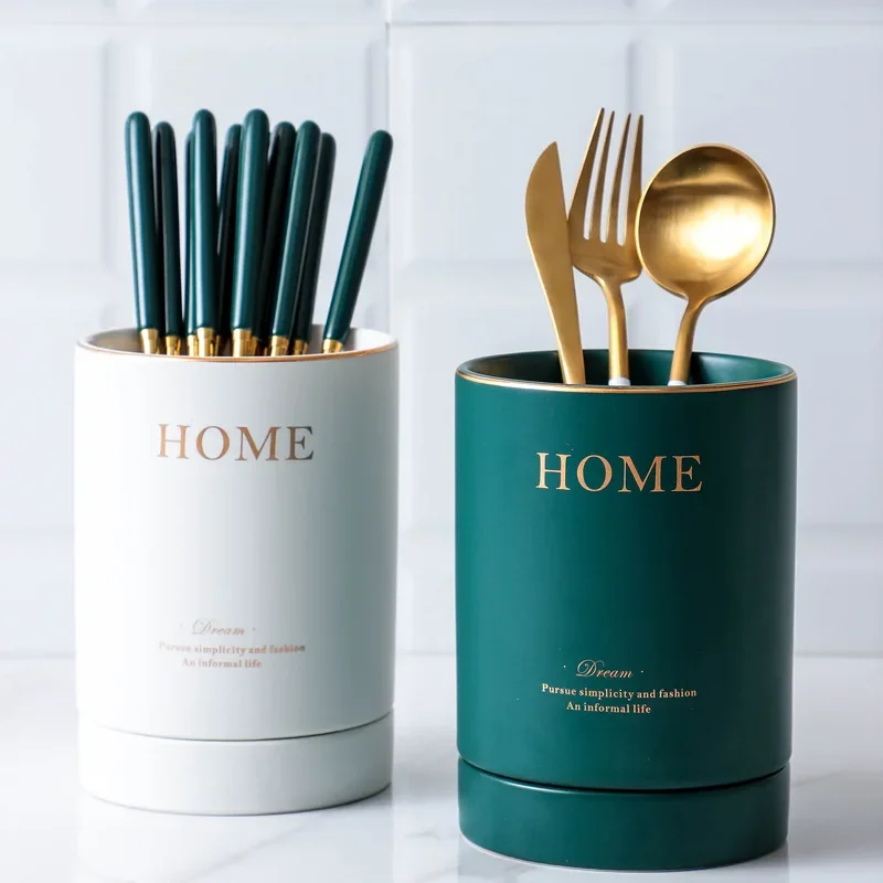 Home Desktop Chopsticks Holder Cylinder Storage Stand Spoons Fork Durable Ceramics Drain Rack Kitchen Accessories Organizer
Home Desktop Chopsticks Holder Cylinder Storage Stand Spoons Fork Durable Ceramics Drain Rack Kitchen Accessories Organizer
