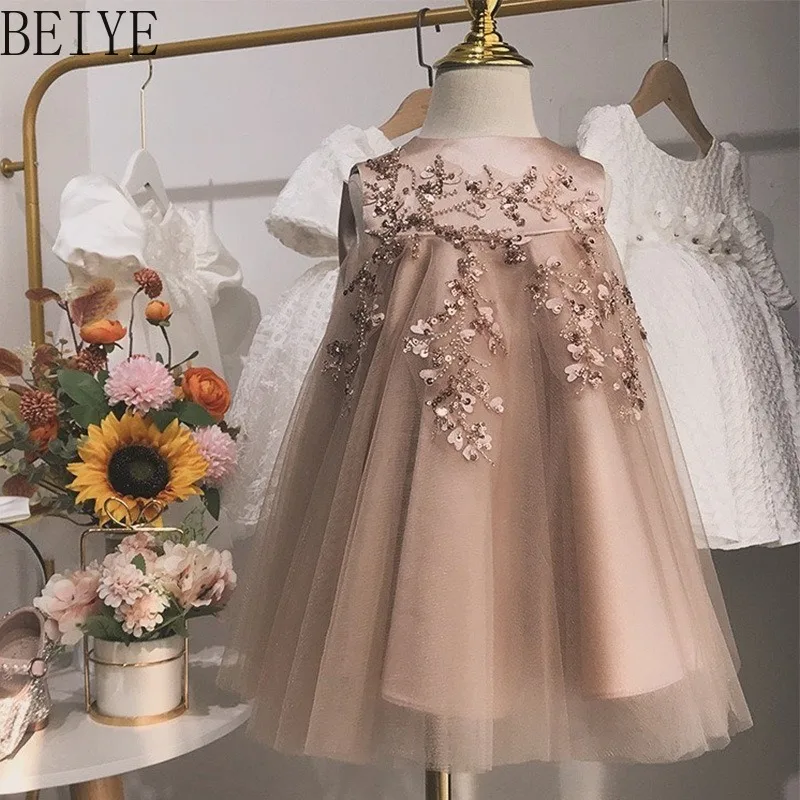 Children's Day Baby Year's Evening Dress Korean Birthday Flower Girl Wedding Dress Sleeveless Beaded Princess Fluffy Gauze Dress
Children's Day Baby Year's Evening Dress Korean Birthday Flower Girl Wedding Dress Sleeveless Beaded Princess Fluffy Gauze Dress