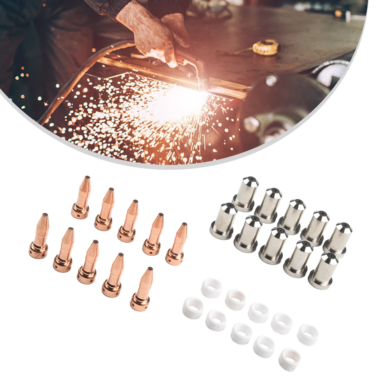 Experience Exceptional Cutting with PT 23/27 Plasma Cutter Consumables Electrode Tip Nozzles 33366XL 33367 33418
Experience Exceptional Cutting with PT 23/27 Plasma Cutter Consumables Electrode Tip Nozzles 33366XL 33367 33418