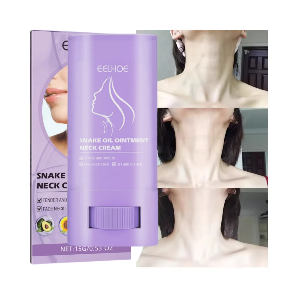 3PCS Snake Oil Neck Lines Cream Lift Neck Eliminate Double Chin Eliminate Neck Fine Lines Brightening Moisturizer Korea Cosmetic
3PCS Snake Oil Neck Lines Cream Lift Neck Eliminate Double Chin Eliminate Neck Fine Lines Brightening Moisturizer Korea Cosmetic