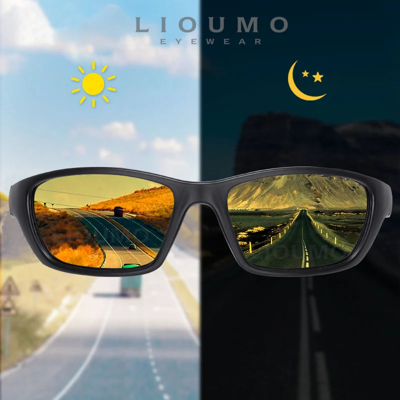 LIOUMO Outdoor Sunglasses For Man Polarized Photochromic Cycling Night Vision Glasses Chameleon Goggle lentes de sol hombre
LIOUMO Outdoor Sunglasses For Man Polarized Photochromic Cycling Night Vision Glasses Chameleon Goggle lentes de sol hombre
