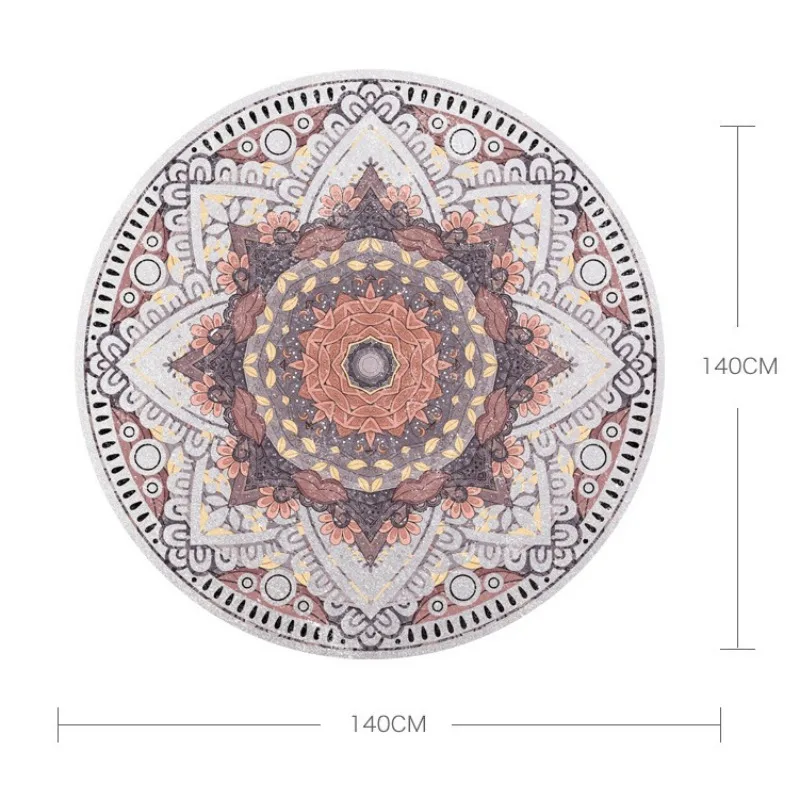 1.4 meters large household suede natural rubber yoga mat, round meditation yoga mat
1.4 meters large household suede natural rubber yoga mat, round meditation yoga mat
