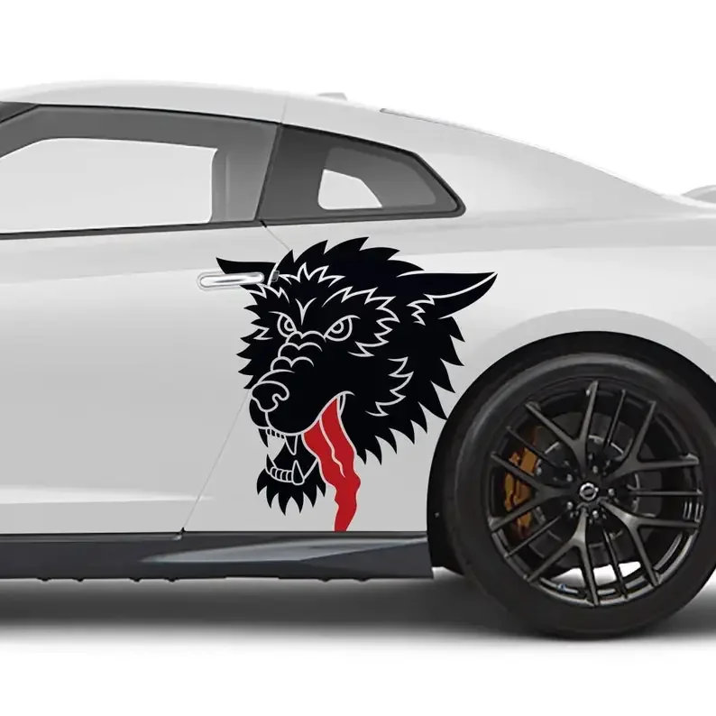 Wolf Head II Car Decal Livery 2 Piece Set Limited Edition Exclusively Designed In-house And Printed On Premium Vinyl Decorate
Wolf Head II Car Decal Livery 2 Piece Set Limited Edition Exclusively Designed In-house And Printed On Premium Vinyl Decorate