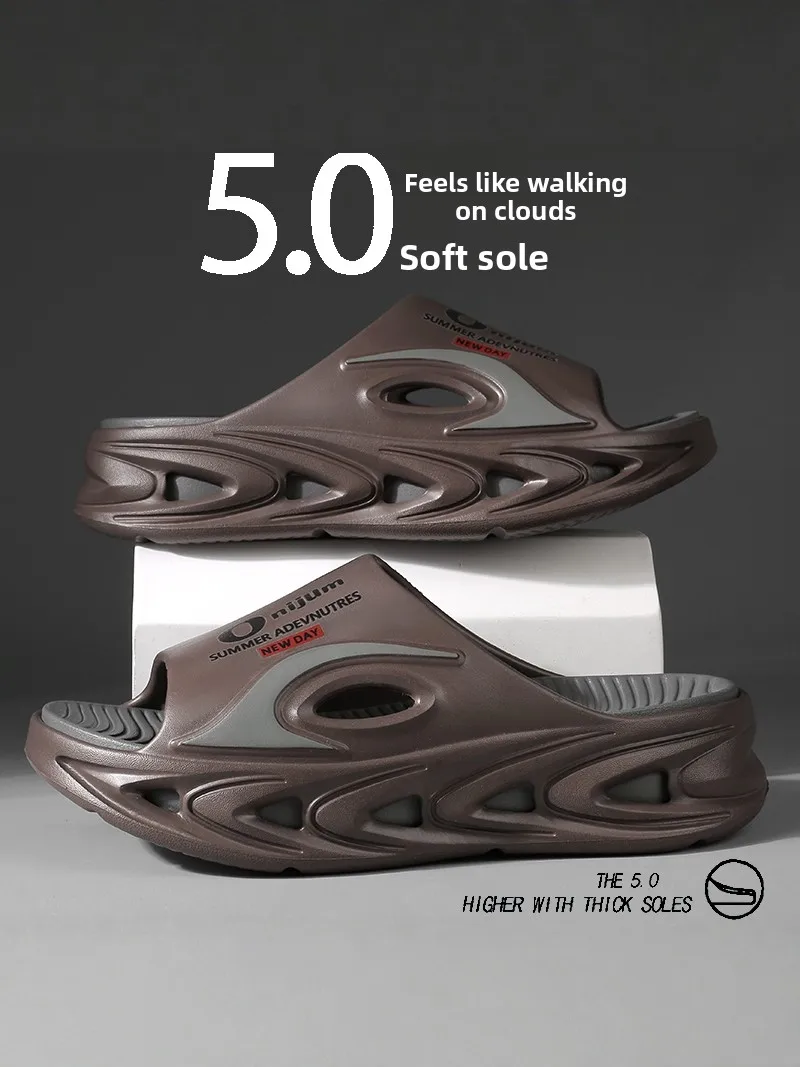 Men's Summer Outdoor Slip-On Anti-Slip Wear-Resistant Home Bathing Sandals Sports Beach Cool Slippers Relaxing Style EVA Mate...
Men's Summer Outdoor Slip-On Anti-Slip Wear-Resistant Home Bathing Sandals Sports Beach Cool Slippers Relaxing Style EVA Mate...