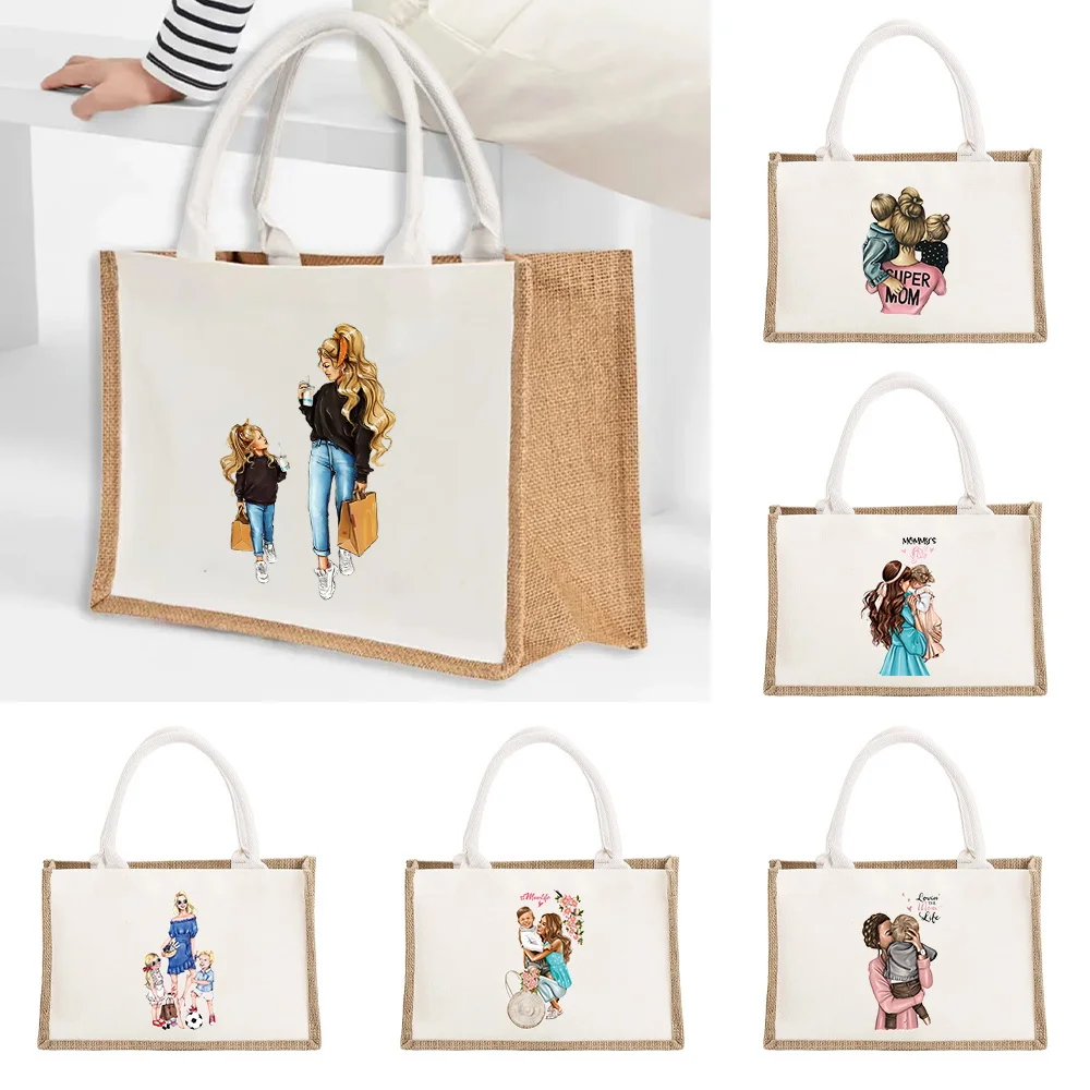 Модные сумки для покупок, большая вместительная портативная сумка-тоут с принтом для мамы, продуктовая пляжная уличная повседневная сумка для хранения поездок на работу
Модные сумки для покупок, большая вместительная портативная сумка-тоут с принтом для мамы, продуктовая пляжная уличная повседневная сумка для хранения поездок на работу