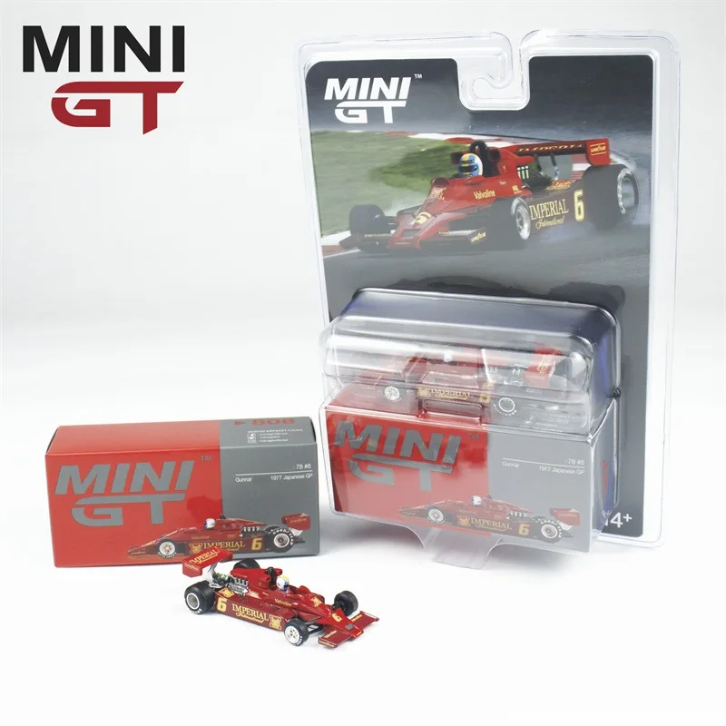 MINI GT 1:64 78 #6 Gunnar Nilsson 1977 Japanese GP Diecast Model Car
MINI GT 1:64 78 #6 Gunnar Nilsson 1977 Japanese GP Diecast Model Car