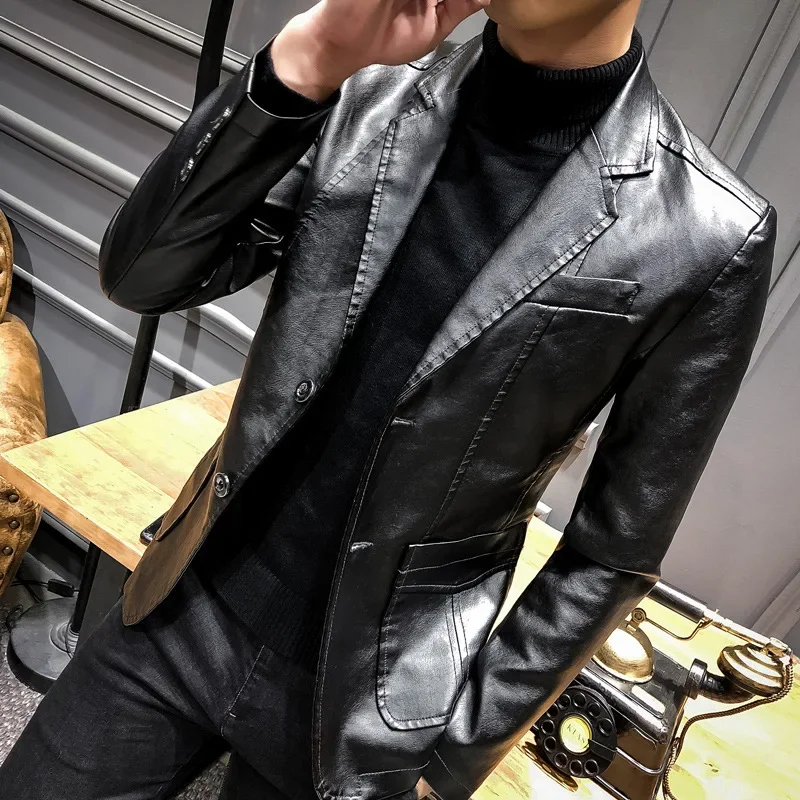 Leather Rider PU Jacket Men Casual Outwear Windbreaker Motorcycle Leather Jackets Business Male High Quality Business Jacket
Leather Rider PU Jacket Men Casual Outwear Windbreaker Motorcycle Leather Jackets Business Male High Quality Business Jacket