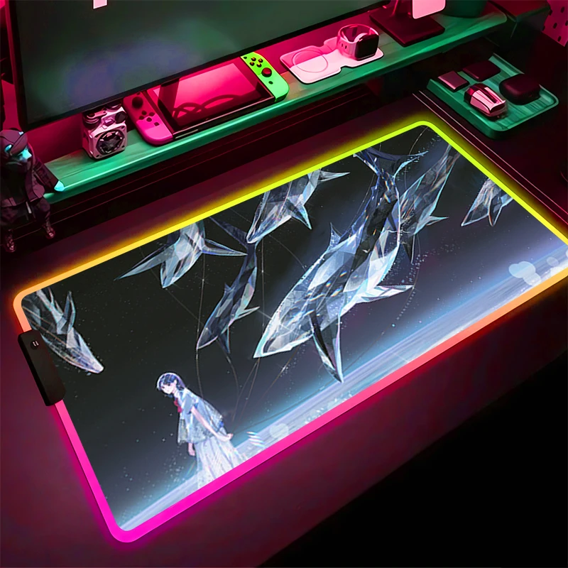 Коврик для мыши со светодиодной подсветкой RGB, резиновый коврик для мыши HD с узором, игровой коврик, аксессуары для ПК, настольный коврик, нескользящий коврик для стола, коврик для клавиатуры Cloud Whale Office
Коврик для мыши со светодиодной подсветкой RGB, резиновый коврик для мыши HD с узором, игровой коврик, аксессуары для ПК, настольный коврик, нескользящий коврик для стола, коврик для клавиатуры Cloud Whale Office