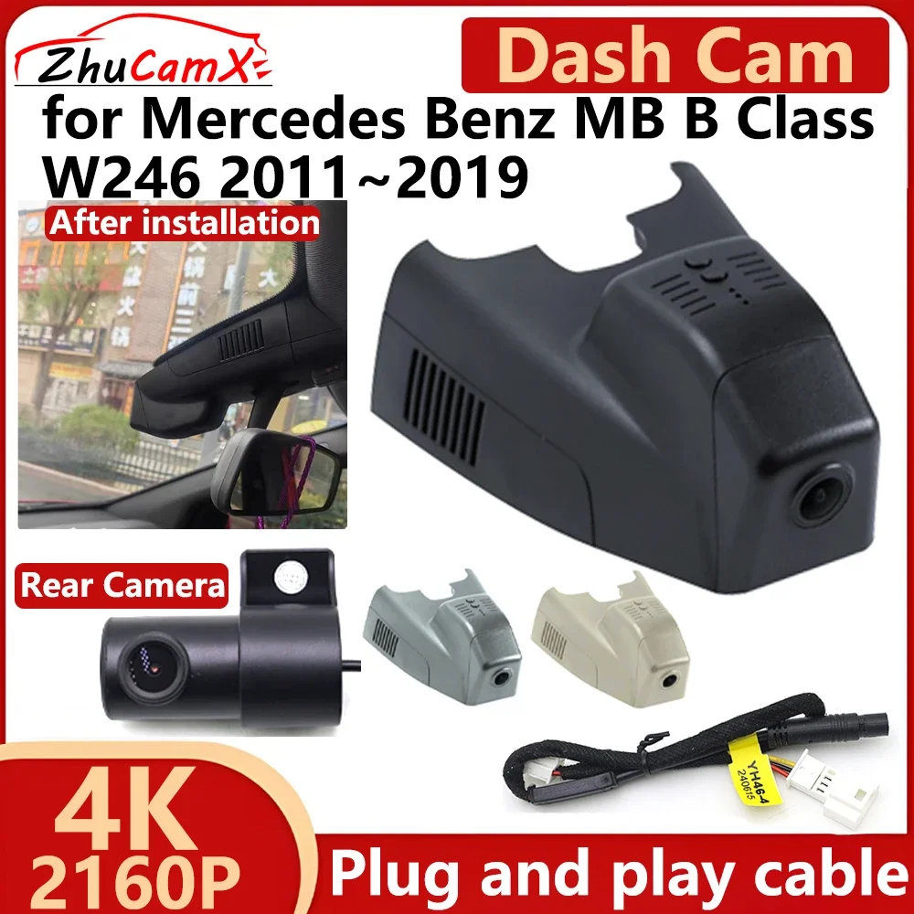 ZhuCamX for Mercedes Benz MB B Class W246 2011~2019 4K UHD 2160P Car DVR Dash Cam Camera Night Vision Recorder Plug and play
ZhuCamX for Mercedes Benz MB B Class W246 2011~2019 4K UHD 2160P Car DVR Dash Cam Camera Night Vision Recorder Plug and play