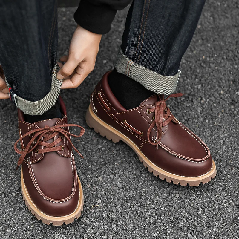 Men's shoes 2026 spring new product British retro leather shoes low top business leather shoes
Men's shoes 2026 spring new product British retro leather shoes low top business leather shoes