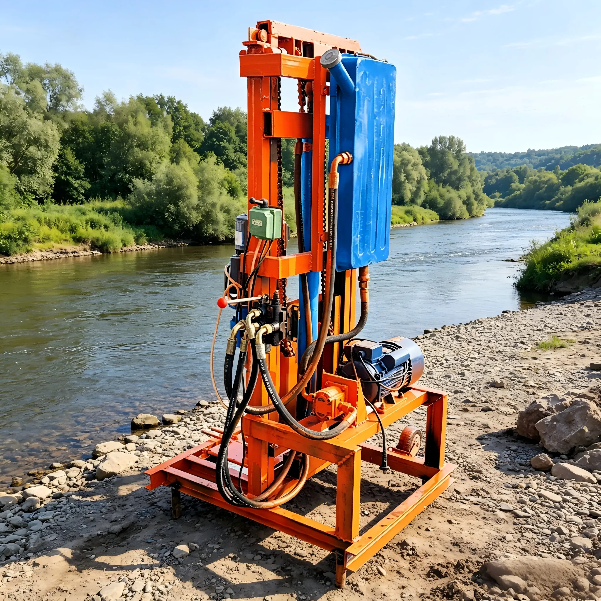 Customized Household Well Drilling Machine Handheld Hydraulic Electric Drilling Rig Portable RLD-100E Drilling Machine
Customized Household Well Drilling Machine Handheld Hydraulic Electric Drilling Rig Portable RLD-100E Drilling Machine