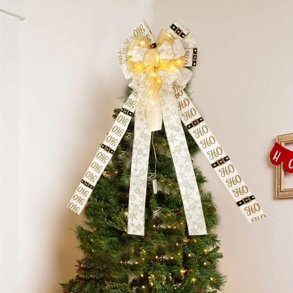 Handmade Christmas Glowing Knot Decoration Pendant Party Arrangement Props Double Layer Christmas Tree Top Ornament
Handmade Christmas Glowing Knot Decoration Pendant Party Arrangement Props Double Layer Christmas Tree Top Ornament