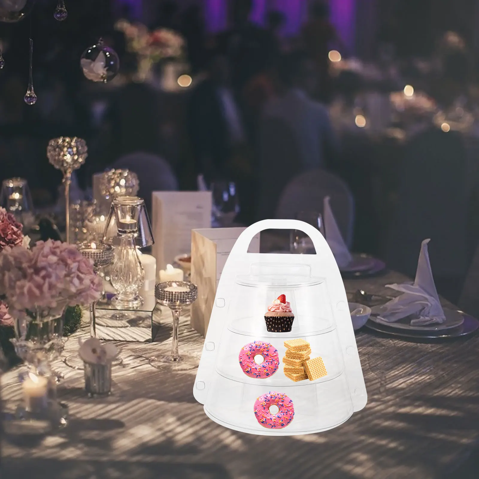 Macaron Display Stand Cake Holder Tall Reusable Dessert Tower Transparent PET Multi Tier Large Capacity Wedding Party Kitchen
Macaron Display Stand Cake Holder Tall Reusable Dessert Tower Transparent PET Multi Tier Large Capacity Wedding Party Kitchen