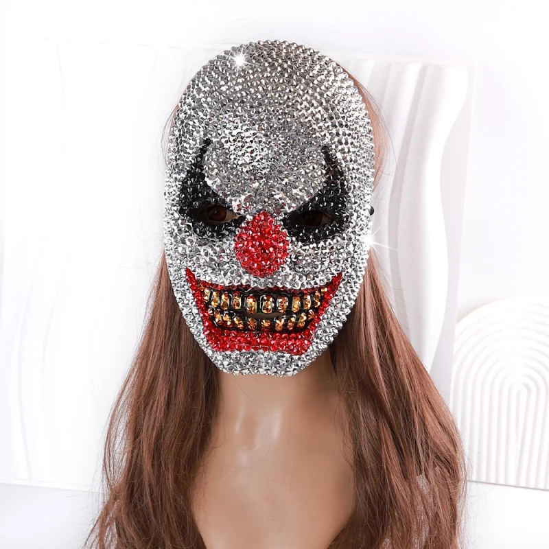 New Man Woman diamond-encrusted colorful exaggerate mask for prom and Halloween party Unisex Rhinestone fashion masks
New Man Woman diamond-encrusted colorful exaggerate mask for prom and Halloween party Unisex Rhinestone fashion masks
