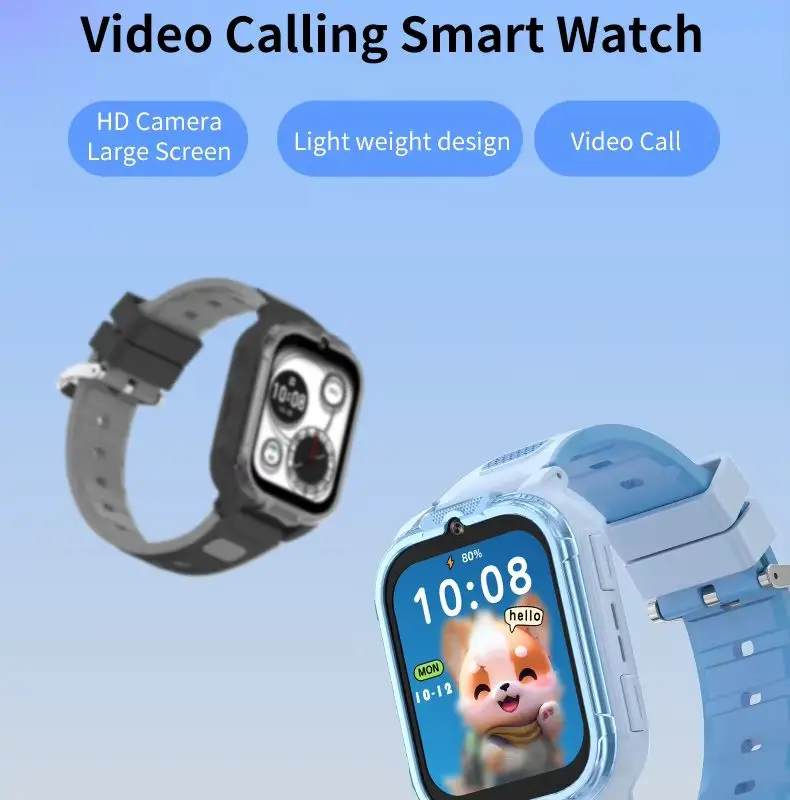 T80 Kids Smart Watch 4G SIM Card Phone GPS WiFi Tracker Location SOS Video Call Children
T80 Kids Smart Watch 4G SIM Card Phone GPS WiFi Tracker Location SOS Video Call Children