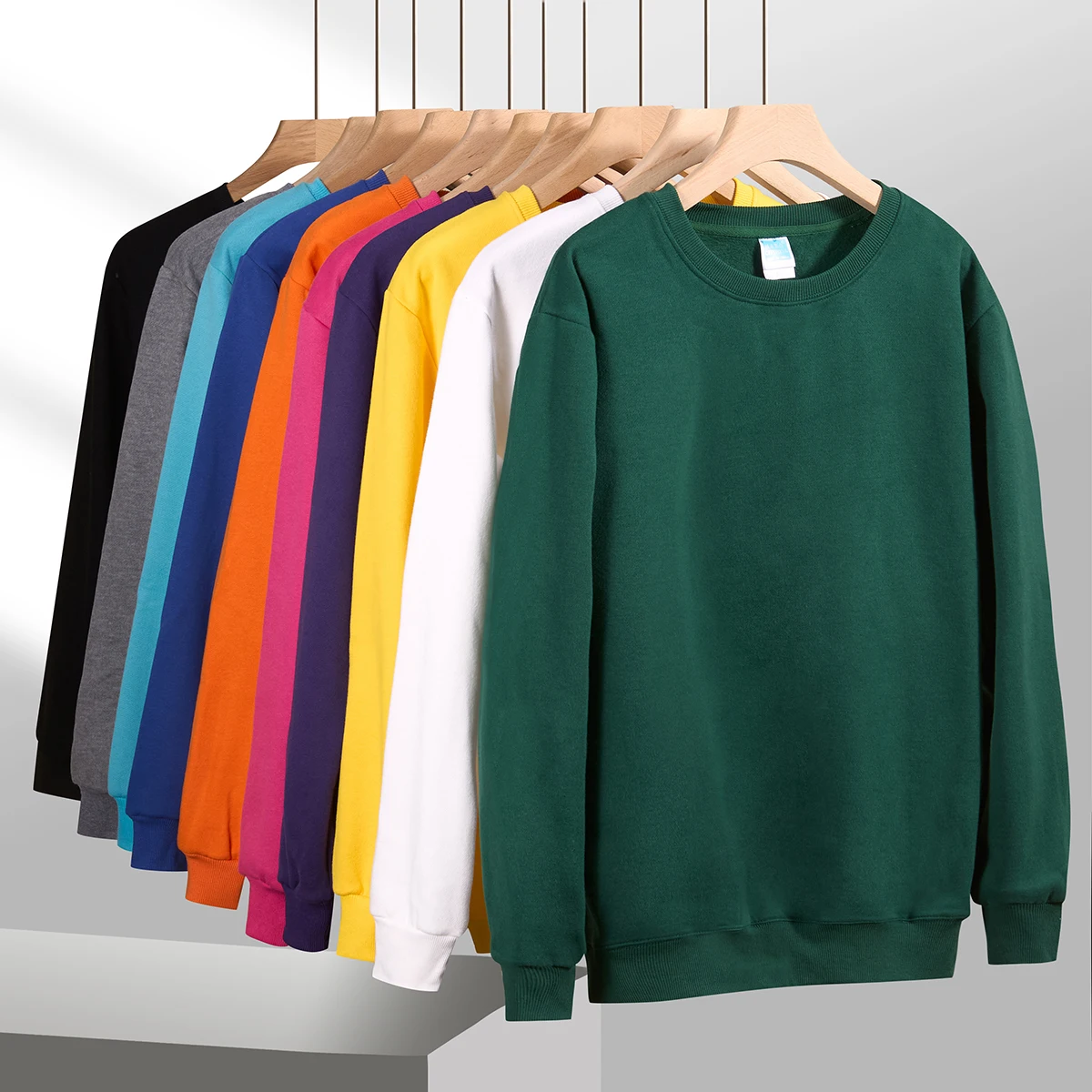 Men's Round Neck Long Sleeved Solid Color T-shirt for Autumn Winter Team Uniform Blue Orange Other Color Choices
Men's Round Neck Long Sleeved Solid Color T-shirt for Autumn Winter Team Uniform Blue Orange Other Color Choices