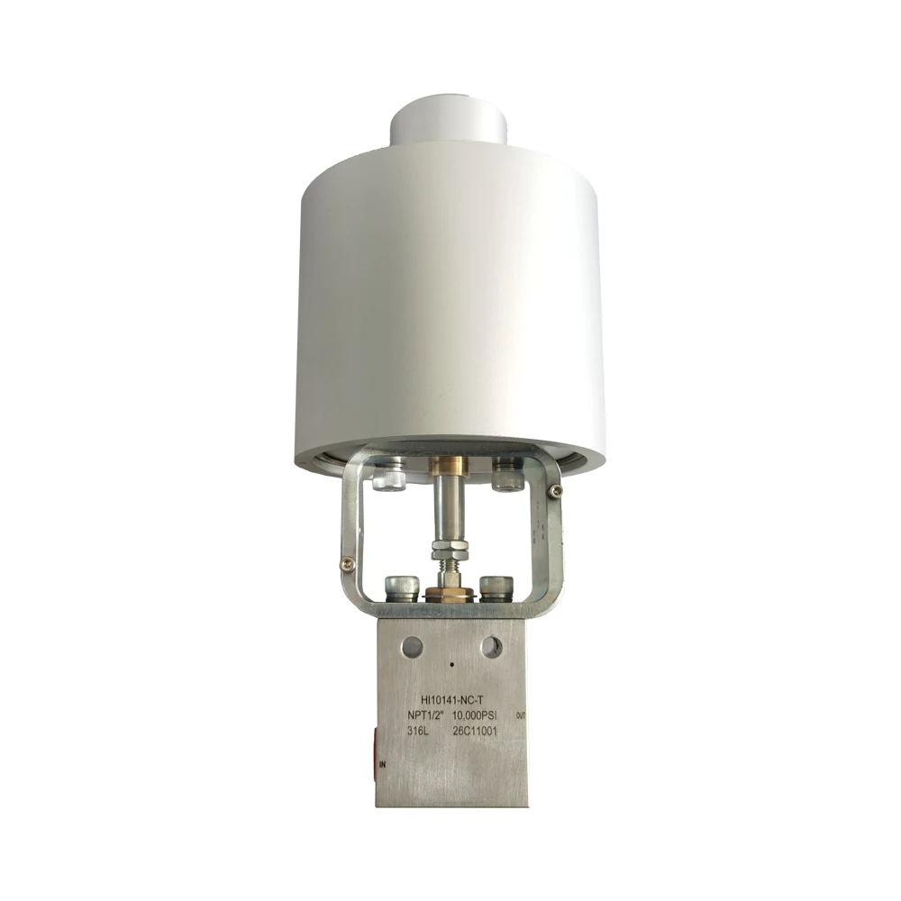 10000 Psi Air Operated Needle Valve 2-Way Straight NC Type With 1/2" NPT Female Port
10000 Psi Air Operated Needle Valve 2-Way Straight NC Type With 1/2" NPT Female Port