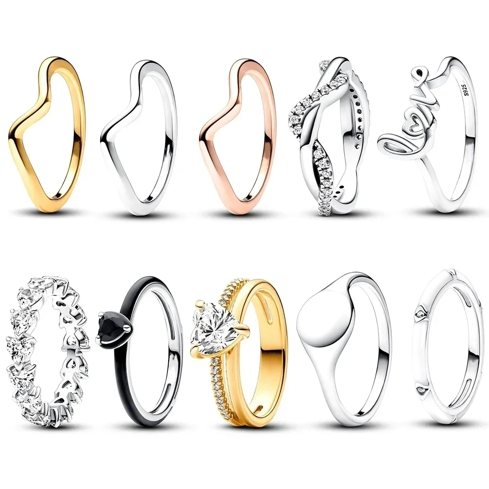 2024 925 Sterling Silver Row of Hearts Eternity Rings For Women Heart Polished Wave ME Black Chakra Ring Valentine's Day Gifts
2024 925 Sterling Silver Row of Hearts Eternity Rings For Women Heart Polished Wave ME Black Chakra Ring Valentine's Day Gifts