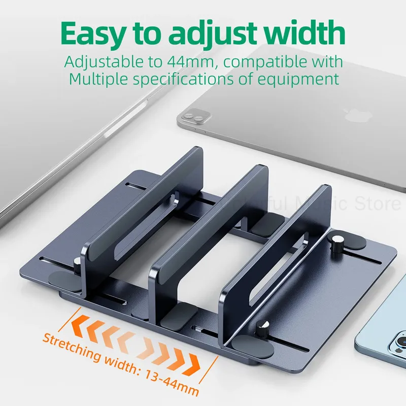 Aluminum Adjustable Vertical Desktop Laptop Holder Stand Bracket for Pad Mac Mini M4 MacBook Pro MacBook Lenovo Notebook Mobile
Aluminum Adjustable Vertical Desktop Laptop Holder Stand Bracket for Pad Mac Mini M4 MacBook Pro MacBook Lenovo Notebook Mobile