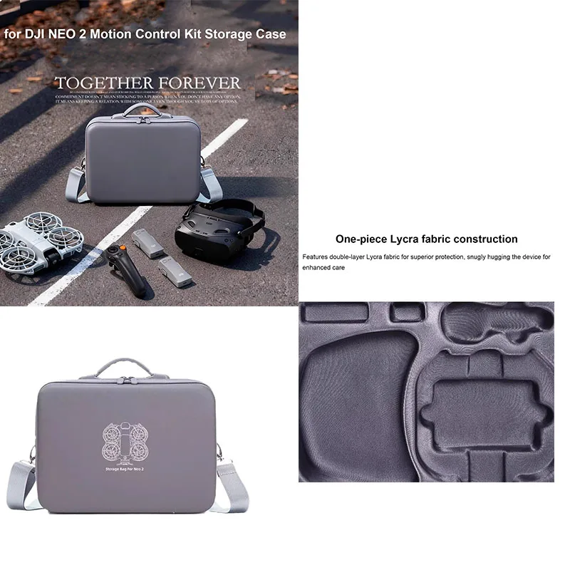 Carrying Case for DJI Neo2 Fly More Combo Accessories, Portable Lycra Storage Travel bag for DJI Neo2, for DJI Goggles N3
Carrying Case for DJI Neo2 Fly More Combo Accessories, Portable Lycra Storage Travel bag for DJI Neo2, for DJI Goggles N3