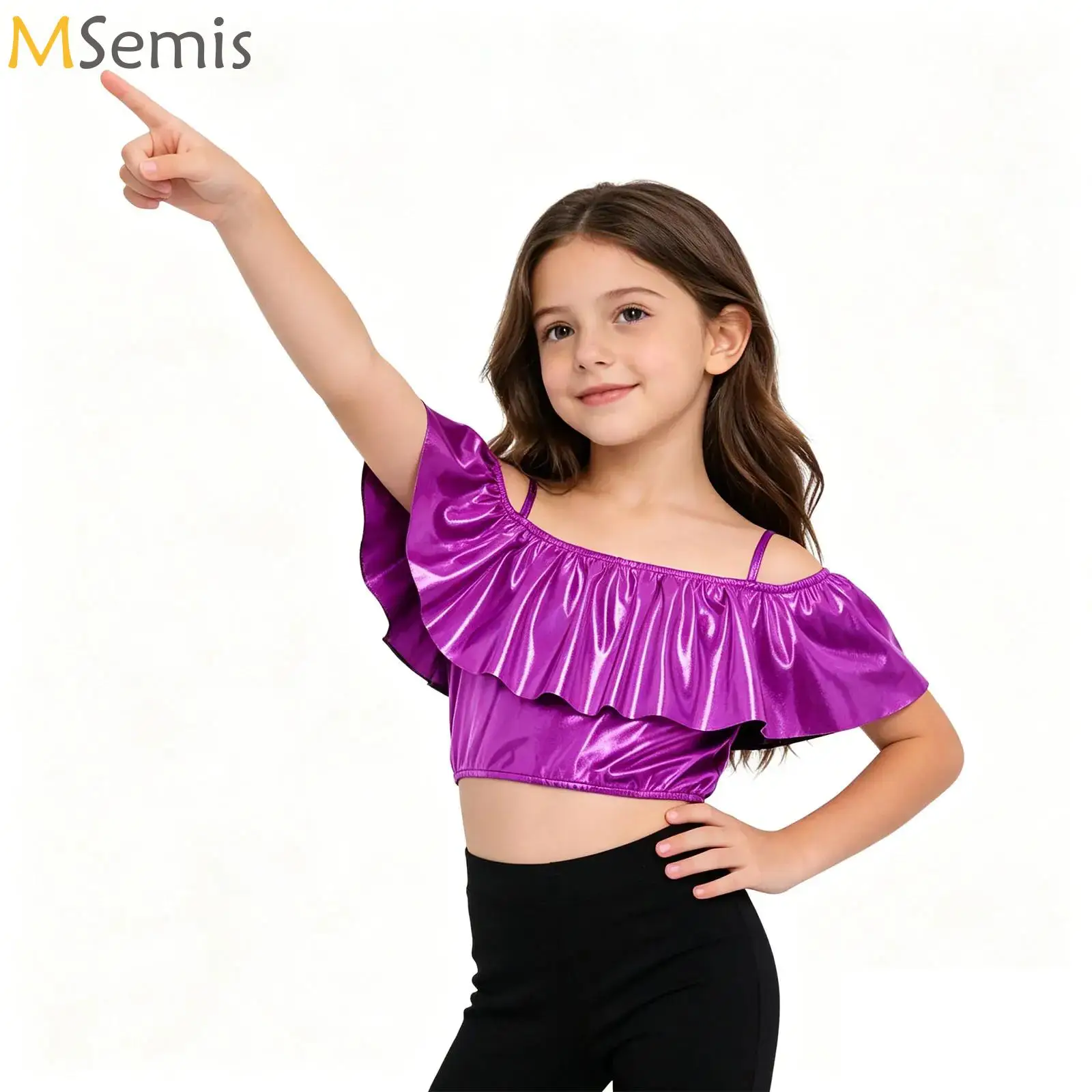 Girls Lyrical Dance Crop Tops Ballet Jazz Hip Hop Modern Dance Tshirts Costume Sleeveless Sequin Crop Top for Stage Performance
Girls Lyrical Dance Crop Tops Ballet Jazz Hip Hop Modern Dance Tshirts Costume Sleeveless Sequin Crop Top for Stage Performance