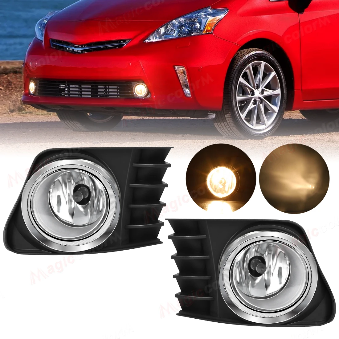 1 Set Car Fog Lamp Assembly For Toyota Prius V 2011 2012 2013 2014 Halogen Fog Light With Cover Switch Kit Headlight Parts 12V
1 Set Car Fog Lamp Assembly For Toyota Prius V 2011 2012 2013 2014 Halogen Fog Light With Cover Switch Kit Headlight Parts 12V