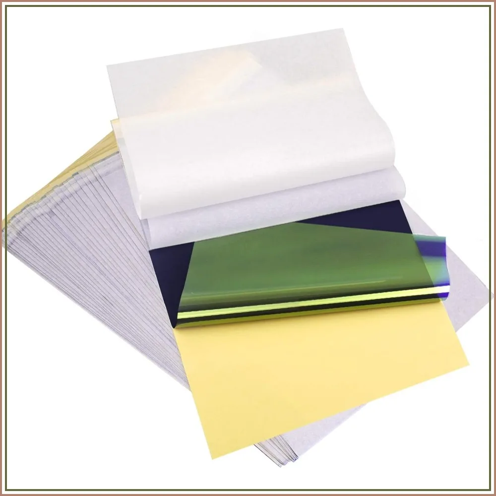 35 Sheets Tattoo Transfer Paper, A4 Thermal Stencil for Clear & Smooth Transfers
35 Sheets Tattoo Transfer Paper, A4 Thermal Stencil for Clear & Smooth Transfers