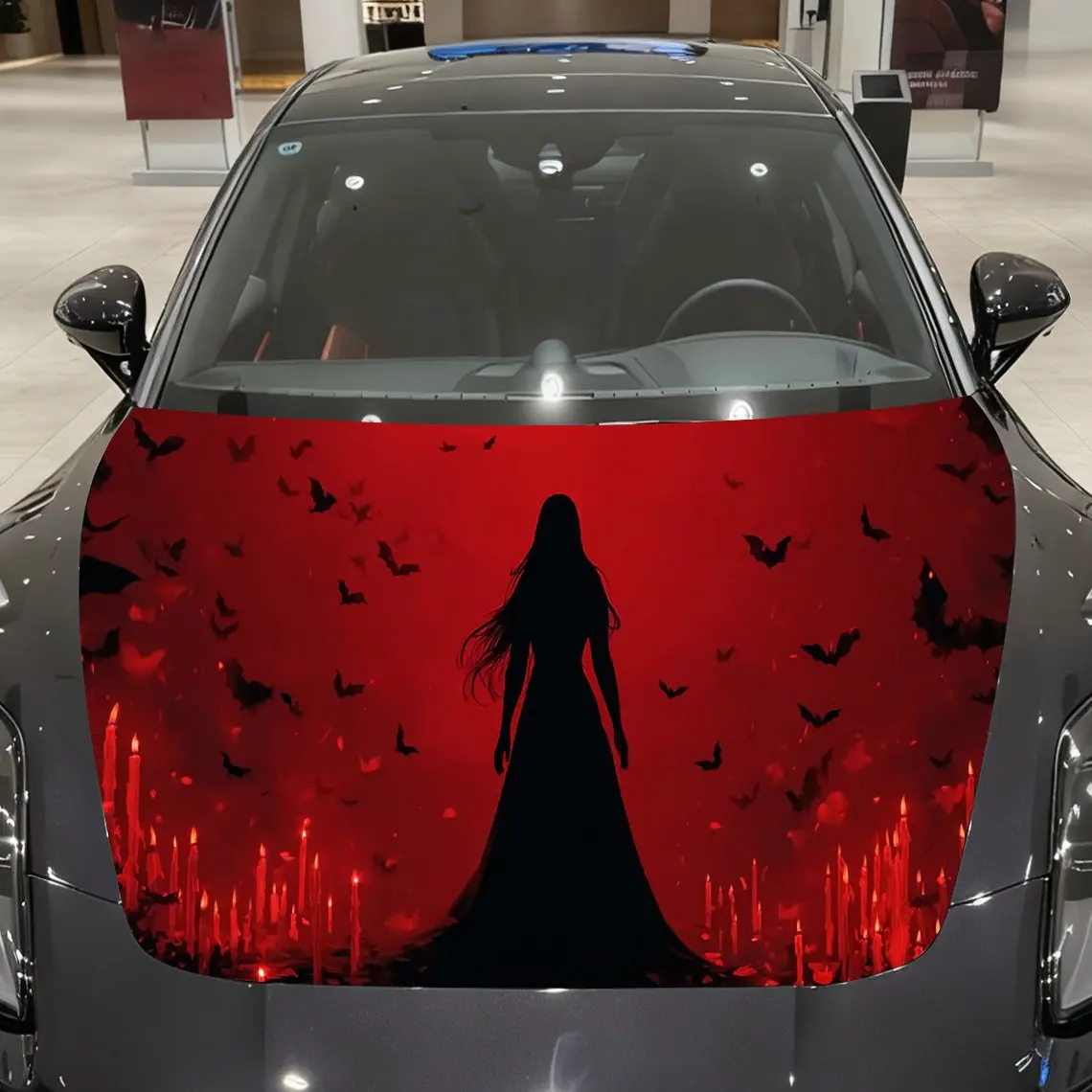 Bats and women Car hood packaging sticker, PVC material, self-adhesive waterproof, anti-slip paint, car exterior decoration acce
Bats and women Car hood packaging sticker, PVC material, self-adhesive waterproof, anti-slip paint, car exterior decoration acce