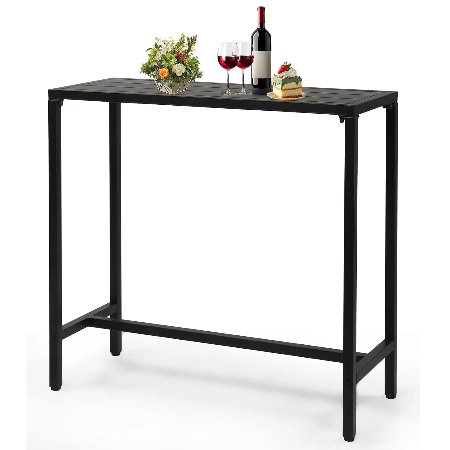 Outdoor Bar Table, 37" Height Patio Pub Table with Waterproof Frame and Adjustable Foot for Hot Tub, Patio, Backyard, Balcony, H
Outdoor Bar Table, 37" Height Patio Pub Table with Waterproof Frame and Adjustable Foot for Hot Tub, Patio, Backyard, Balcony, H