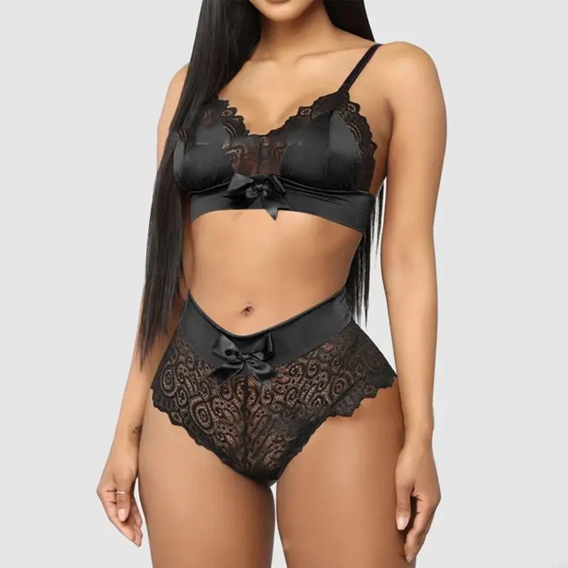 L38E Women Sexy Satin Bow Lingerie Set Floral Lace Trim Bra Panty Underwear
L38E Women Sexy Satin Bow Lingerie Set Floral Lace Trim Bra Panty Underwear