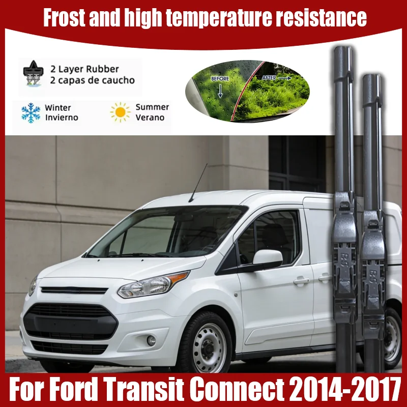 For Ford Transit Connect 2014-2017 Car Wiper Front Wiper Blades 28"+28R" Fit Pinch Tab Arm Windshield Windscreen Front Window
For Ford Transit Connect 2014-2017 Car Wiper Front Wiper Blades 28"+28R" Fit Pinch Tab Arm Windshield Windscreen Front Window