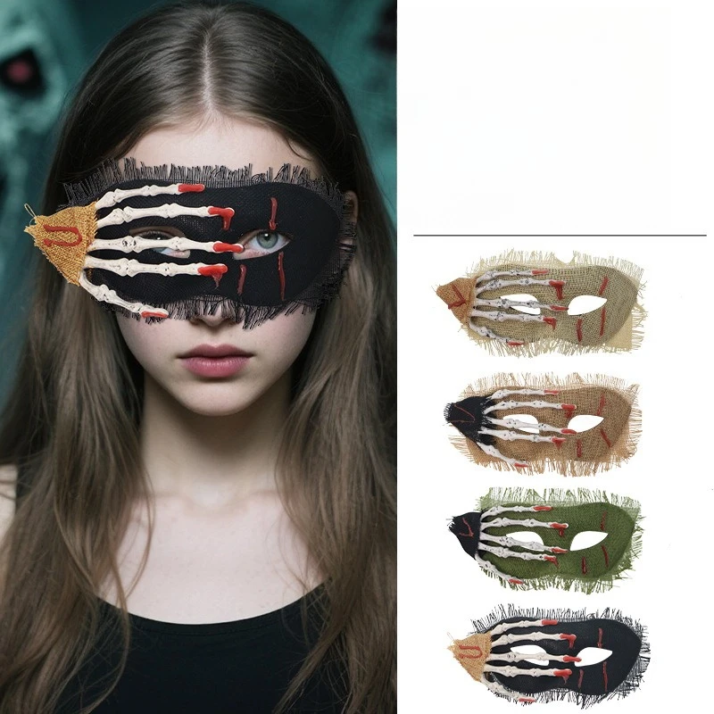 Halloween Horror Skeleton Hand Mask Horror Theme Eye Mask Cosplay Full Face Horror Masks 
Halloween Horror Skeleton Hand Mask Horror Theme Eye Mask Cosplay Full Face Horror Masks