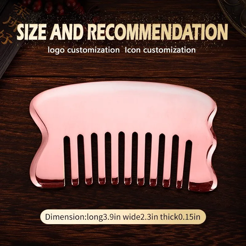 HANRIVERRed copper guasha plate pure brass household scalp universal massage comb Mammary Scraping com guasha comb
HANRIVERRed copper guasha plate pure brass household scalp universal massage comb Mammary Scraping com guasha comb