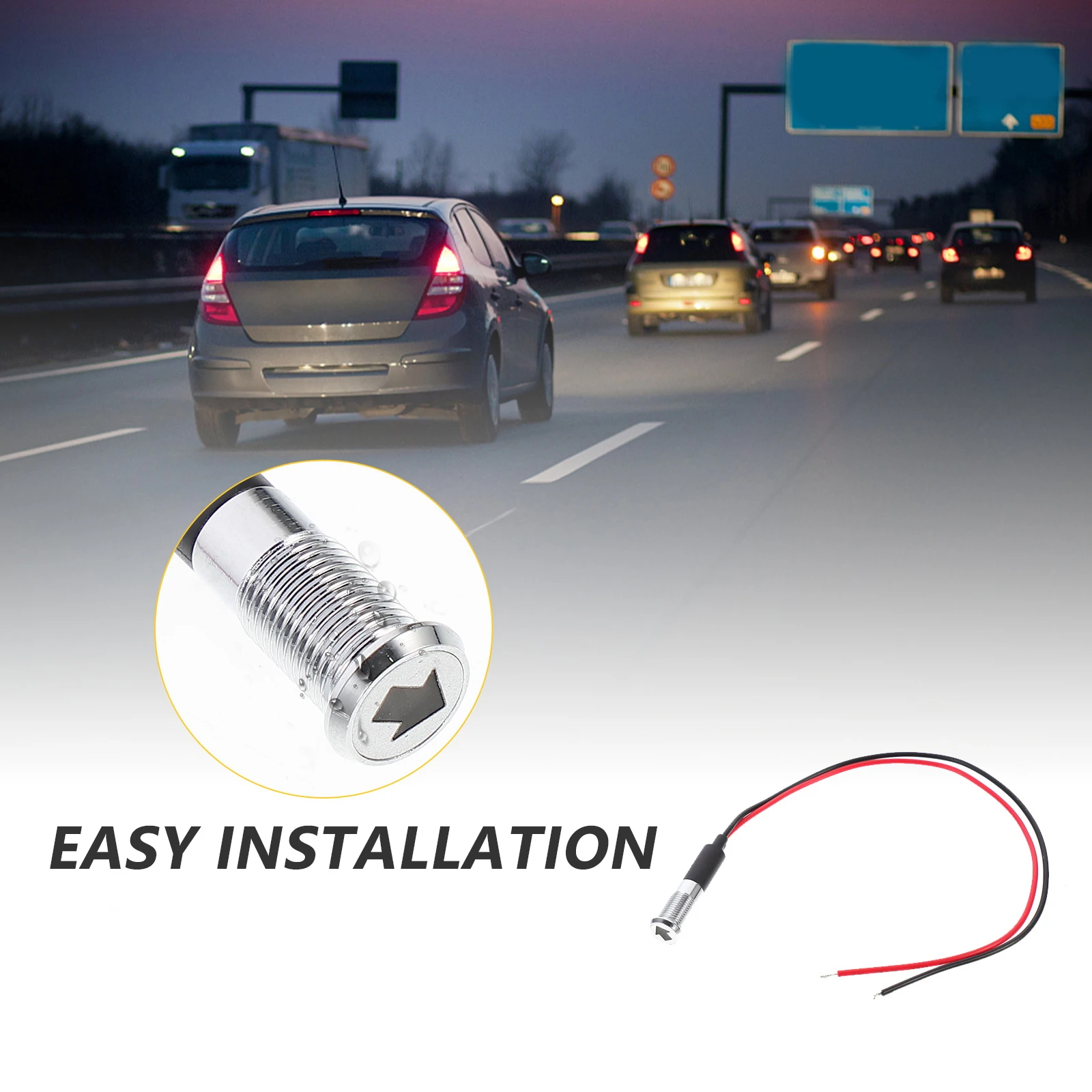 Waterproof and Dustproof Indicator Light Warning with Wire LED Directional Lamp The
Waterproof and Dustproof Indicator Light Warning with Wire LED Directional Lamp The
