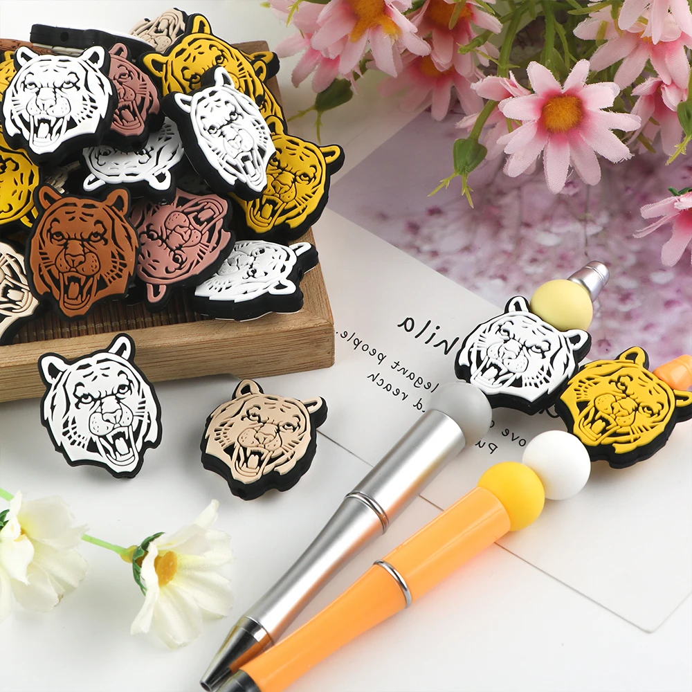 5Pcs New Silicone Beads Tiger Focus Beads For Jewelry Making DIY Accessories
5Pcs New Silicone Beads Tiger Focus Beads For Jewelry Making DIY Accessories