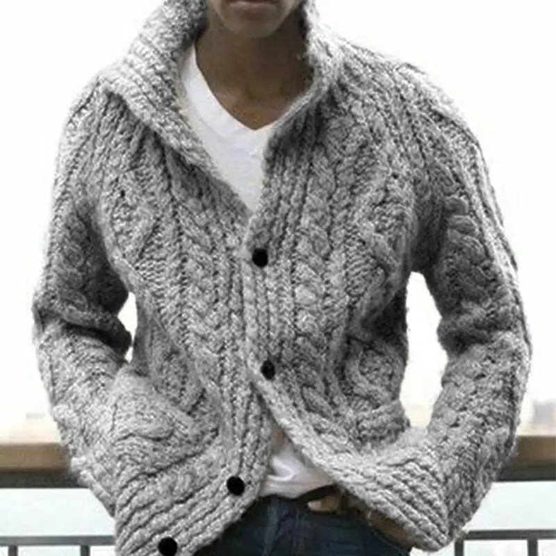Men's Casual Knitted Jacket Color Grey Open Cardigan Long Length Extra Wide Fit Cotton Clothes Outerwear
Men's Casual Knitted Jacket Color Grey Open Cardigan Long Length Extra Wide Fit Cotton Clothes Outerwear