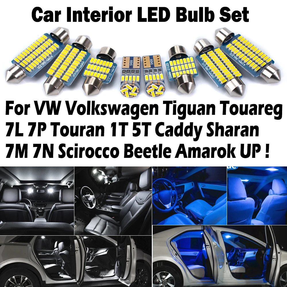For VW Volkswagen Tiguan Touareg 7L 7P Touran 1T 5T Caddy Sharan 7M 7N Scirocco Beetle Amarok UP ! Interior LED Bulbs Light Kit
For VW Volkswagen Tiguan Touareg 7L 7P Touran 1T 5T Caddy Sharan 7M 7N Scirocco Beetle Amarok UP ! Interior LED Bulbs Light Kit