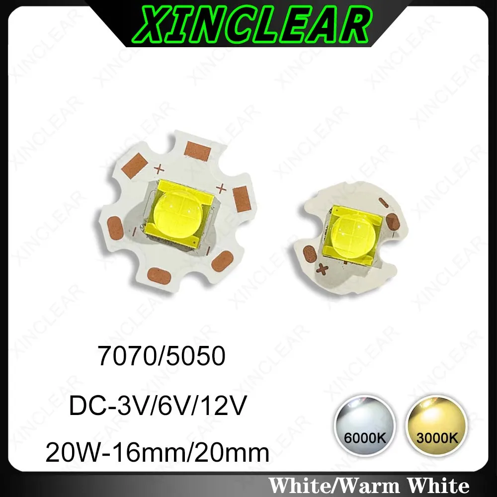 LED Lamp Beads XHP5050 XHP7070 18W 20W Warm White LED Diodes DC3V DC6V DC12V LED For Flashlight Headlight DIY LED Accessories
LED Lamp Beads XHP5050 XHP7070 18W 20W Warm White LED Diodes DC3V DC6V DC12V LED For Flashlight Headlight DIY LED Accessories