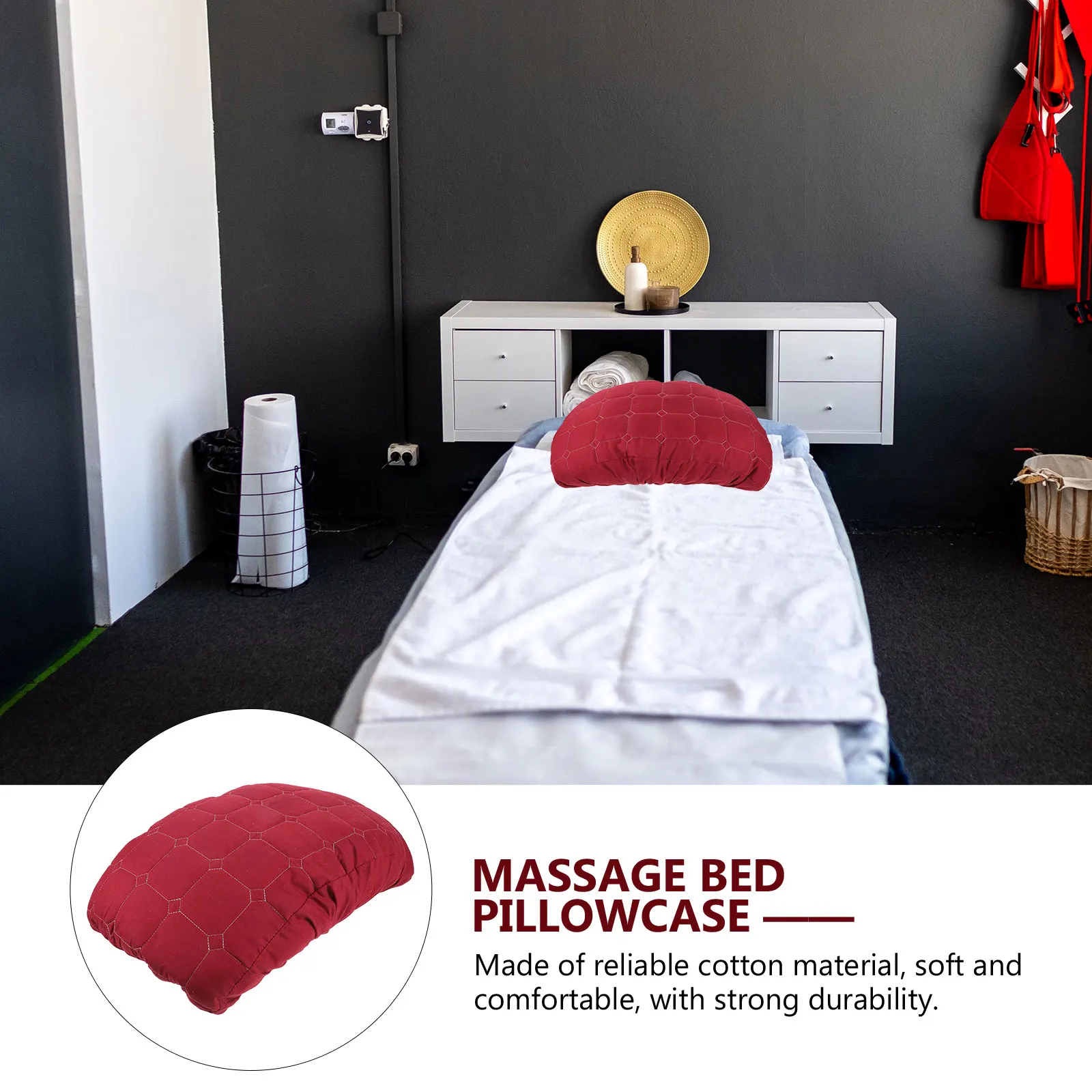 Massage Bed Pillowcase Large Cotton Protector Cover Pillowcases for Travel with Hood
Massage Bed Pillowcase Large Cotton Protector Cover Pillowcases for Travel with Hood