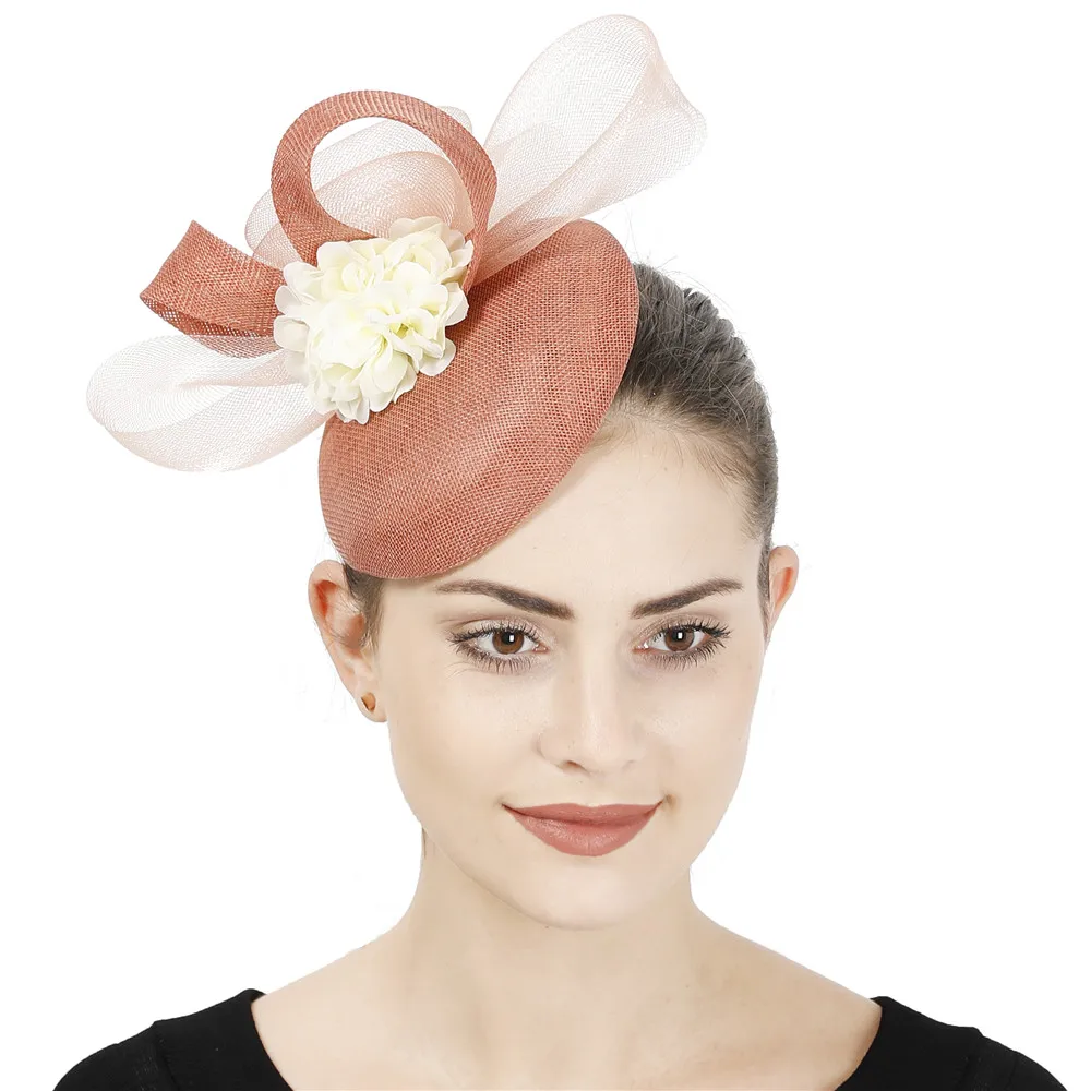 Elegant Bride Wedding Chapeau Cap Women Bridal Mariage Headpiece Flower Classic Fascinator Hat Handmade Hair Accessorr Headband
Elegant Bride Wedding Chapeau Cap Women Bridal Mariage Headpiece Flower Classic Fascinator Hat Handmade Hair Accessorr Headband