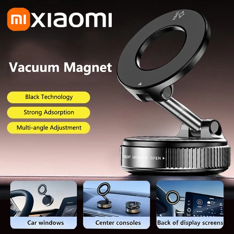 Xiaomi Vacuum Magnet Phone Bracket Multi-angles Adjustment Strong Magnetic Suck Design Foldable Car Holder For Navigation Stand
Xiaomi Vacuum Magnet Phone Bracket Multi-angles Adjustment Strong Magnetic Suck Design Foldable Car Holder For Navigation Stand