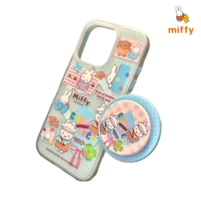 Phone Shell Kawaii Miffy Kitchen Series Suitable for Iphone 17 16 15 14 Checkered Magnetic Stand Anti Drop Phone Case Girl Gifts
Phone Shell Kawaii Miffy Kitchen Series Suitable for Iphone 17 16 15 14 Checkered Magnetic Stand Anti Drop Phone Case Girl Gifts