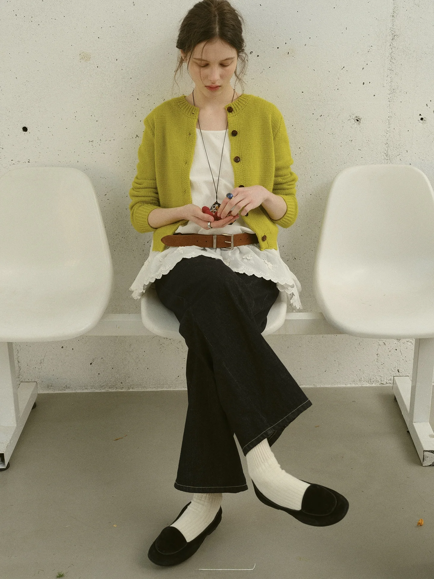 Relez ort Knitted Open Cardigan Women's Loose round Ne Sweater Jaet Retro Gentle Soft Top Faion Spring Long Sve
Relez ort Knitted Open Cardigan Women's Loose round Ne Sweater Jaet Retro Gentle Soft Top Faion Spring Long Sve