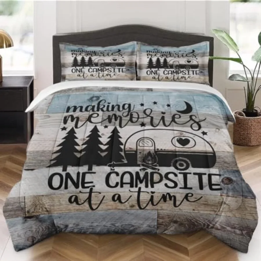 Size Comforter Set with 2 Pillowcases Inspirational Vintage Winter Retro Camp Soft 3 Pcs Bedding Set for and Adults Bedroom Bed
Size Comforter Set with 2 Pillowcases Inspirational Vintage Winter Retro Camp Soft 3 Pcs Bedding Set for and Adults Bedroom Bed