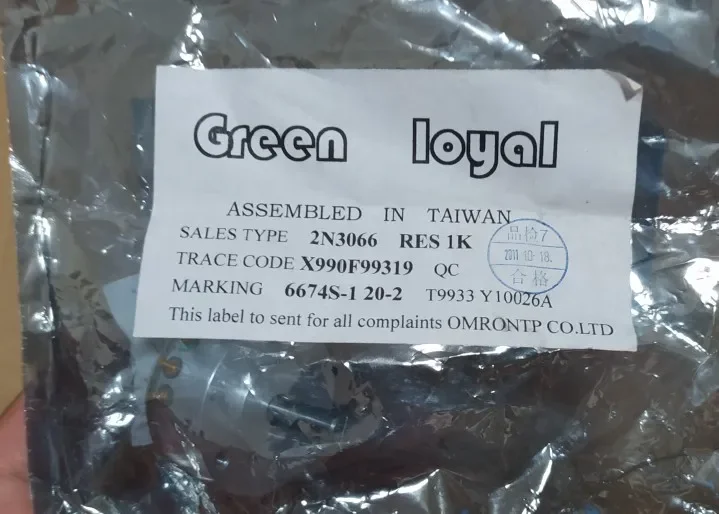 Potentiometer, Potentiometer 2n3066RES1K Brand New Original Genuine GREEN LOYAL
Potentiometer, Potentiometer 2n3066RES1K Brand New Original Genuine GREEN LOYAL