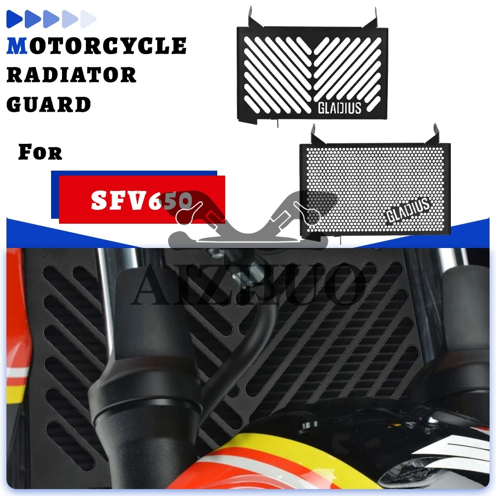 For Suzuki SFV650 SFV 650 Gladius 2009 2010 2011 2012 2013 2014 2015 2016 Motorcycle Accessories Radiator Guard Grille Protector
For Suzuki SFV650 SFV 650 Gladius 2009 2010 2011 2012 2013 2014 2015 2016 Motorcycle Accessories Radiator Guard Grille Protector